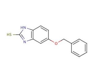5-Benzyloxy-2-mercaptobenzimidazole (CAS 465546-82-1) - chemical structure image