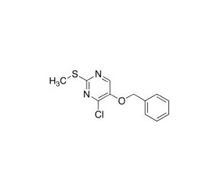 5-(Benzyloxy)-4-chloro-2-(methylthio)-pyrimidine - chemical structure image