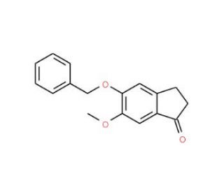 5-Benzyloxy-6-methoxy-1-indanone (CAS 127399-72-8) - chemical structure image