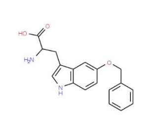 5-Benzyloxy-DL-tryptophan (CAS 6383-70-6) - chemical structure image