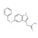 5-Benzyloxyindole-3-acetamide (CAS 5933-28-8) - chemical structure image