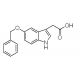 5-Benzyloxyindole-3-acetic acid (CAS 4382-53-0) - chemical structure image