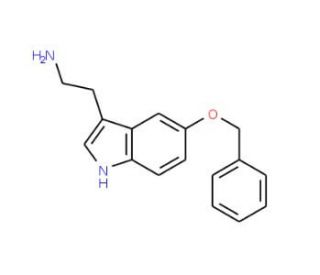 5-Benzyloxytryptamine (CAS 20776-45-8) - chemical structure image