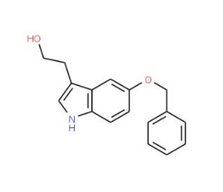 5-Benzyloxytryptophol (CAS 41339-61-1) - chemical structure image