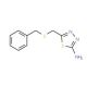 5-Benzylsulfanylmethyl-[1,3,4]thiadiazol-2-ylamine (CAS 030978) - chemical structure image