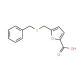 5-Benzylsulfanylmethyl-furan-2-carboxylic acid (CAS 91903-26-3) - chemical structure image
