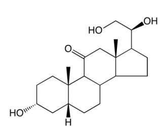 5&beta;-Pregnan-3&alpha;,20&beta;,21-triol-11-one - chemical structure image