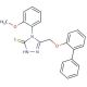 5-(Biphenyl-2-yloxymethyl)-4-(2-methoxy-phenyl)-4H-[1,2,4]triazole-3-thiol - chemical structure image