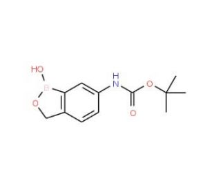5-Boc-amino-2-hydroxymethylphenylboronic acid, dehydrate (CAS 850568-79-5) - chemical structure image