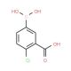 5-Borono-2-chlorobenzoic acid (CAS 913835-32-2) - chemical structure image
