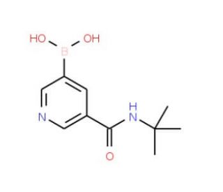 5-Borono-N-(tert-butyl)nicotinamide (CAS 913835-99-1) - chemical structure image