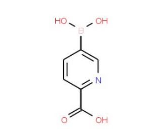 5-Boronopicolinic acid (CAS 913836-11-0) - chemical structure image