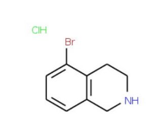 5-Bromo-1,2,3,4-tetrahydro-isoquinoline HCl (CAS 923591-51-9) - chemical structure image