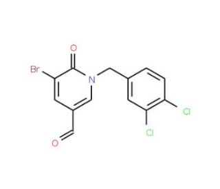 5-Bromo-1-(3,4-dichlorobenzyl)-6-oxo-1,6-dihydro-3-pyridinecarbaldehyde - chemical structure image
