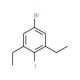 5-Bromo-1,3-diethyl-2-iodo-benzene (CAS 942475-12-9) - chemical structure image