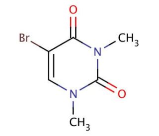 5-Bromo-1,3-dimethyluracil (CAS 7033-39-8) - chemical structure image