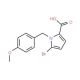 5-Bromo-1-(4-methoxybenzyl)pyrrole-2-carboxylic acid (CAS 1133116-25-2) - chemical structure image