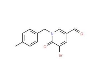 5-Bromo-1-(4-methylbenzyl)-6-oxo-1,6-dihydro-3-pyridinecarbaldehyde - chemical structure image