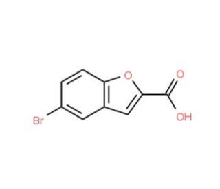 5-Bromo-1-benzofuran-2-carboxylic acid (CAS 10242-11-2) - chemical structure image