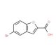 5-Bromo-1-benzofuran-2-carboxylic acid (CAS 10242-11-2) - chemical structure image