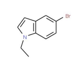 5-Bromo-1-ethyl-1H-indole (CAS 195253-49-7) - chemical structure image