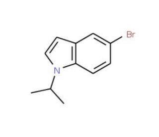5-Bromo-1-isopropyl-1H-indole (CAS 675827-10-8) - chemical structure image