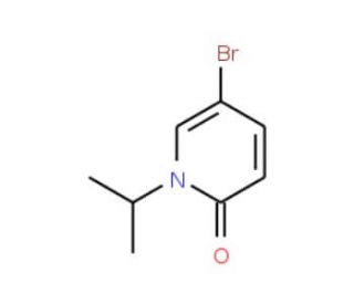 5-Bromo-1-isopropylpyridin-2(1H)-one (CAS 851087-08-6) - chemical structure image