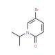 5-Bromo-1-isopropylpyridin-2(1H)-one (CAS 851087-08-6) - chemical structure image