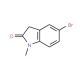 5-Bromo-1-methyl-1,3-dihydro-indol-2-one (CAS 20870-90-0) - chemical structure image