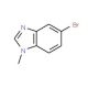5-Bromo-1-methyl-1H-benzo[d]imidazole (CAS 53484-15-4) - chemical structure image