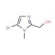 (5-Bromo-1-methyl-1H-imidazol-2-yl)methanol (CAS 861362-06-3) - chemical structure image