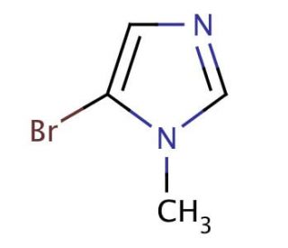 5-Bromo-1-methyl-1H-imidazole (CAS 1003-21-0) - chemical structure image