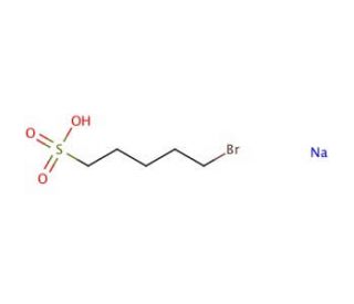 5-Bromo-1-pentanesulfonic Acid Sodium Salt - chemical structure image