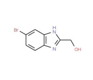 (5-bromo-1H-benzimidazol-2-yl)methanol (CAS 540516-28-7) - chemical structure image