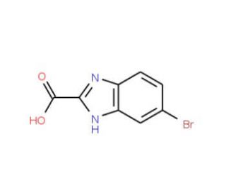 5-Bromo-1H-benzoimidazole-2-carboxylic acid (CAS 40197-20-4) - chemical structure image