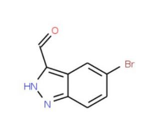 5-Bromo-1H-indazole-3-carbaldehyde (CAS 201227-38-5) - chemical structure image