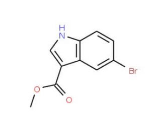 5-Bromo-1H-indole-3-carboxylic acid methyl ester (CAS 773873-77-1) - chemical structure image