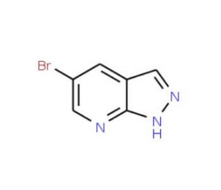 5-Bromo-1H-pyrazolo[3,4-b]pyridine (CAS 875781-17-2) - chemical structure image