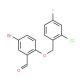 5-Bromo-2-[(2-chloro-4-fluorobenzyl)oxy]-benzaldehyde - chemical structure image