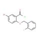 5-bromo-2-[(2-fluorobenzyl)oxy]benzoyl chloride - chemical structure image
