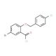 5-bromo-2-[(4-chlorobenzyl)oxy]benzoyl chloride - chemical structure image