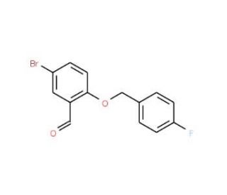 5-Bromo-2-[(4-fluorobenzyl)oxy]benzaldehyde - chemical structure image