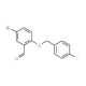 5-Bromo-2-[(4-fluorobenzyl)oxy]benzaldehyde - chemical structure image