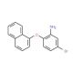 5-Bromo-2-(1-naphthyloxy)aniline - chemical structure image