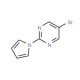 5-Bromo-2-(1H-pyrrol-1-yl)pyrimidine - chemical structure image