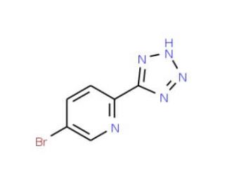 5-Bromo-2-(1H-tetrazol-5-yl)pyridine (CAS 380380-60-9) - chemical structure image