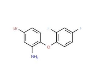 5-Bromo-2-(2,4-difluorophenoxy)aniline - chemical structure image
