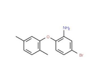 5-Bromo-2-(2,5-dimethylphenoxy)aniline - chemical structure image