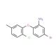 5-Bromo-2-(2-chloro-5-methylphenoxy)aniline - chemical structure image