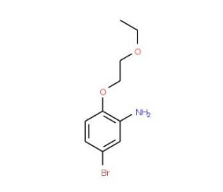 5-Bromo-2-(2-ethoxyethoxy)aniline - chemical structure image
